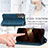 Funda de Cuero Cartera con Soporte Carcasa S04D para Samsung Galaxy S24 Plus 5G