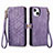 Funda de Cuero Cartera con Soporte Carcasa S05D para Apple iPhone 14 Plus