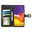 Funda de Cuero Cartera con Soporte Carcasa S05D para Samsung Galaxy Quantum4 5G