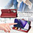 Funda de Cuero Cartera con Soporte Carcasa S05D para Samsung Galaxy S21 Ultra 5G