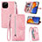 Funda de Cuero Cartera con Soporte Carcasa S06D para Huawei Enjoy 50z