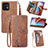 Funda de Cuero Cartera con Soporte Carcasa S06D para Motorola Moto Edge Plus (2023) 5G