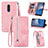 Funda de Cuero Cartera con Soporte Carcasa S06D para Nokia C3