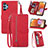 Funda de Cuero Cartera con Soporte Carcasa S06D para Samsung Galaxy M32 5G