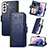 Funda de Cuero Cartera con Soporte Carcasa S06D para Samsung Galaxy S21 Plus 5G