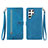 Funda de Cuero Cartera con Soporte Carcasa S06D para Samsung Galaxy S23 Ultra 5G