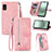 Funda de Cuero Cartera con Soporte Carcasa S06D para Sharp Aquos wish3