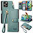 Funda de Cuero Cartera con Soporte Carcasa S07D para Apple iPhone 14 Pro Max