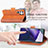 Funda de Cuero Cartera con Soporte Carcasa S08D para Samsung Galaxy S23 Ultra 5G