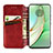 Funda de Cuero Cartera con Soporte Carcasa S09D para Motorola Moto Edge 40 5G