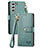 Funda de Cuero Cartera con Soporte Carcasa S15D para Samsung Galaxy S22 Plus 5G