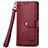 Funda de Cuero Cartera con Soporte Carcasa S15D para Samsung Galaxy S23 Ultra 5G