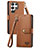 Funda de Cuero Cartera con Soporte Carcasa S15D para Samsung Galaxy S23 Ultra 5G