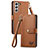 Funda de Cuero Cartera con Soporte Carcasa S16D para Samsung Galaxy S22 5G