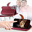 Funda de Cuero Cartera con Soporte Carcasa S16D para Samsung Galaxy S24 5G