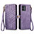 Funda de Cuero Cartera con Soporte Carcasa S17D para Motorola Moto G14