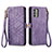 Funda de Cuero Cartera con Soporte Carcasa S17D para Nokia G400 5G