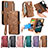 Funda de Cuero Cartera con Soporte Carcasa S17D para Nokia G400 5G