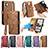 Funda de Cuero Cartera con Soporte Carcasa S17D para Nothing Phone 2