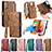 Funda de Cuero Cartera con Soporte Carcasa S17D para Samsung Galaxy S21 FE 5G