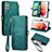 Funda de Cuero Cartera con Soporte Carcasa S17D para Samsung Galaxy S21 FE 5G