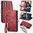 Funda de Cuero Cartera con Soporte Carcasa S18D para Nokia G400 5G