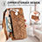 Funda de Cuero Cartera con Soporte Carcasa S18D para Samsung Galaxy A34 5G