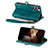 Funda de Cuero Cartera con Soporte Carcasa S18D para Samsung Galaxy S24 5G