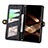 Funda de Cuero Cartera con Soporte Carcasa S18D para Samsung Galaxy S24 Ultra 5G