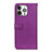 Funda de Cuero Cartera con Soporte Carcasa T01 para Apple iPhone 14 Pro Max