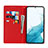 Funda de Cuero Cartera con Soporte Carcasa T02D para Samsung Galaxy S22 Plus 5G