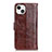 Funda de Cuero Cartera con Soporte Carcasa T04 para Apple iPhone 13