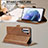 Funda de Cuero Cartera con Soporte Carcasa T04D para Samsung Galaxy S21 FE 5G