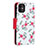 Funda de Cuero Cartera con Soporte Carcasa T07 para Apple iPhone 11