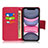 Funda de Cuero Cartera con Soporte Carcasa T07 para Apple iPhone 11