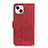 Funda de Cuero Cartera con Soporte Carcasa T07 para Apple iPhone 15