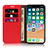 Funda de Cuero Cartera con Soporte Carcasa T10 para Apple iPhone 11