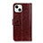 Funda de Cuero Cartera con Soporte Carcasa T10 para Apple iPhone 15