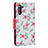 Funda de Cuero Cartera con Soporte Carcasa T10 para Samsung Galaxy Note 10