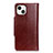 Funda de Cuero Cartera con Soporte Carcasa T15 para Apple iPhone 13