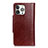 Funda de Cuero Cartera con Soporte Carcasa T15 para Apple iPhone 14 Pro Max