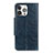 Funda de Cuero Cartera con Soporte Carcasa T21 para Apple iPhone 15 Pro Max