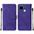 Funda de Cuero Cartera con Soporte Carcasa Y01B para Realme C21Y