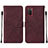 Funda de Cuero Cartera con Soporte Carcasa Y01B para Samsung Galaxy F02S SM-E025F