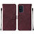 Funda de Cuero Cartera con Soporte Carcasa Y01B para Samsung Galaxy F52 5G