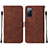 Funda de Cuero Cartera con Soporte Carcasa Y01B para Samsung Galaxy S20 FE (2022) 5G