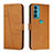 Funda de Cuero Cartera con Soporte Carcasa Y01X para Motorola Moto Edge 20 5G