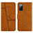 Funda de Cuero Cartera con Soporte Carcasa Y01X para Samsung Galaxy S20 FE 4G