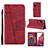 Funda de Cuero Cartera con Soporte Carcasa Y01X para Samsung Galaxy S20 FE 4G