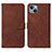 Funda de Cuero Cartera con Soporte Carcasa Y02B para Apple iPhone 14